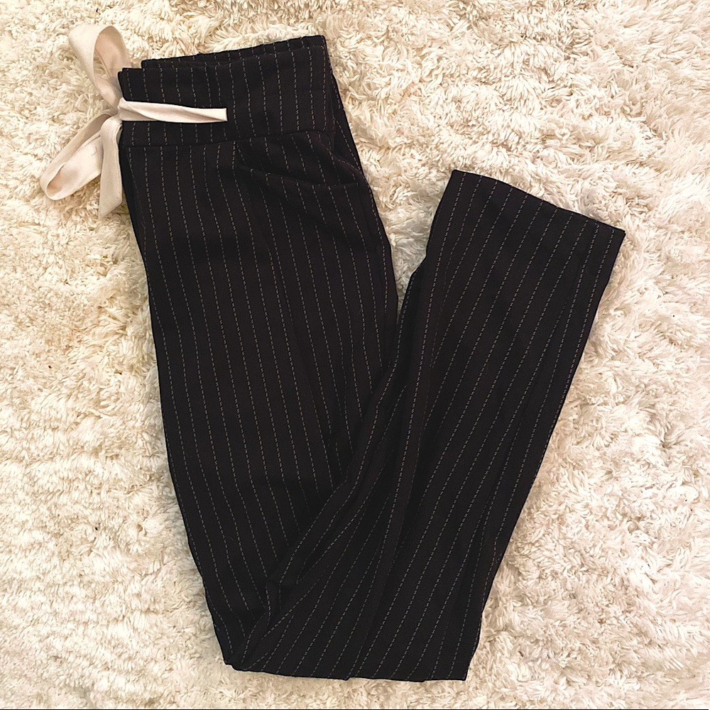 Dynamite Pin-Striped Work Pants (SIZE S)